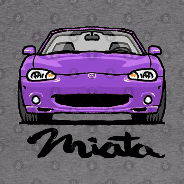 MX5 Miata NB Purple by Woreth